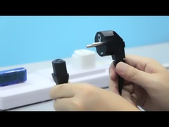 EU CEE7/7 3pin Plug Black Ac Set Angle Plug Cable Standard Vde Расширительный кабель питания