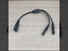 2M Iec320 Черный обнаженный провод Электропровод Ac C7 На рисунок 8 C8 Расширительный кабель