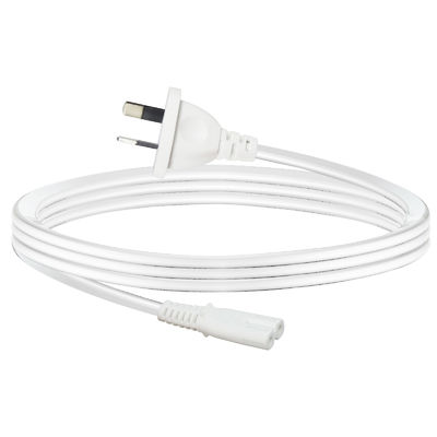 SAA to IEC C7 Power Cord 2-Pin AU Plug 1M Белый сертифицированный ROHS
