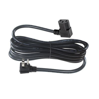 Кабель питания US 3 Pin Plug to Right Angle IEC C13, 3 фута