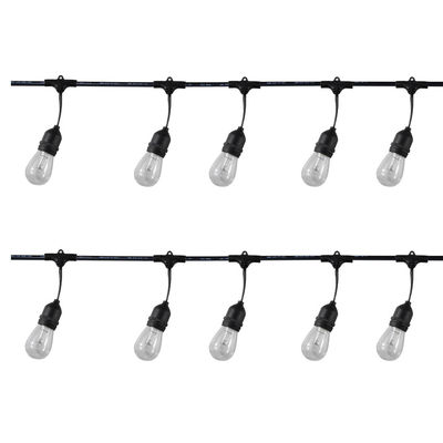 25FT 50FT 100FT G40 Globe LED Стренговые огни Патио лампы кабельный шнур для наружной свадебной вечеринки