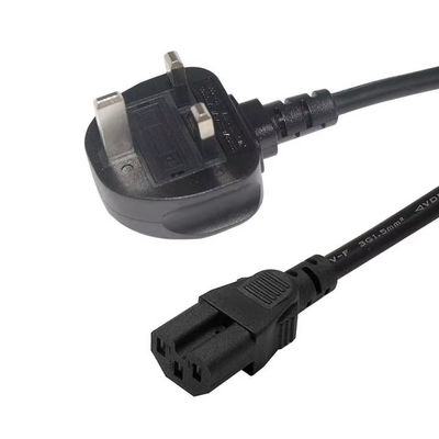 UK C15 Power Cord 3-Pin Plug to IEC C15 Cable for Industrial Appliances (Великобритания C15 Электрический кабель с трехприцепным разъемом к кабелю IEC C15 для промышленных приборов)