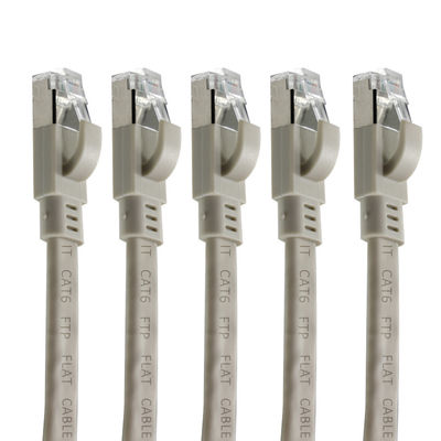 CAT6 Плоский FTP Ethernet Patch Cable-Shielded LAN Network Cord с загрузкой для использования маршрутизатора, коммутатора, дата-центра