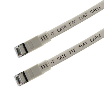 CAT6 Плоский эфирный кабель с защитой - FTP LAN Patch Cord с разъемами RJ45 для использования маршрутизатора, коммутатора, рабочего стола, центра обработки данных