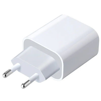 Сетевое зарядное устройство EU 2-Pin 45W USB-C для быстрой зарядки – адаптер питания Type-C для ноутбука, планшета, телефона, для путешествий