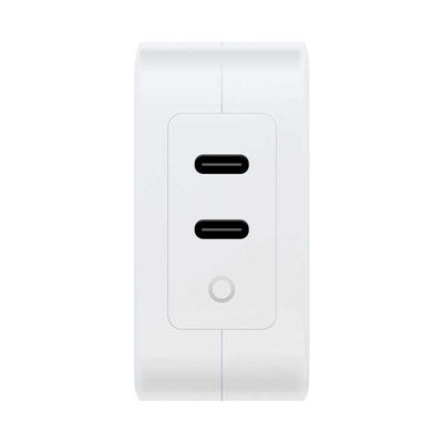 US Plug 100W Dual USB-C Wall Charger ️ 2-портный адаптер быстрой зарядки для ноутбука, планшета, телефона, устройств типа C (100 ️ 240 В вход)