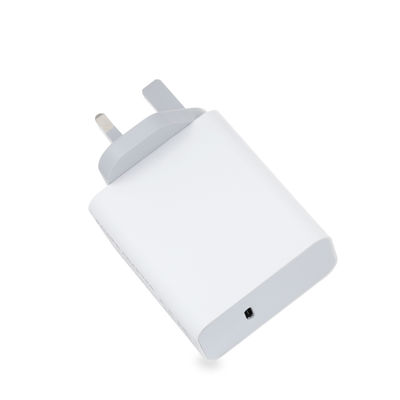 Сетевое зарядное устройство USB-C UK с 2 контактами, адаптер питания 60 Вт для ноутбука/планшета/телефона