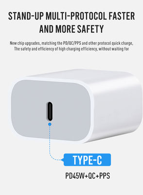 Сетевое зарядное устройство AU с 2-контактным разъемом USB-C, адаптер питания 45 Вт для ноутбука, планшета, смартфона