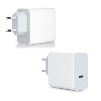 Сетевое зарядное устройство USB-C с 2-контактным разъемом EU, 60 Вт, высокоскоростной адаптер Type-C для ноутбука, планшета и смартфона