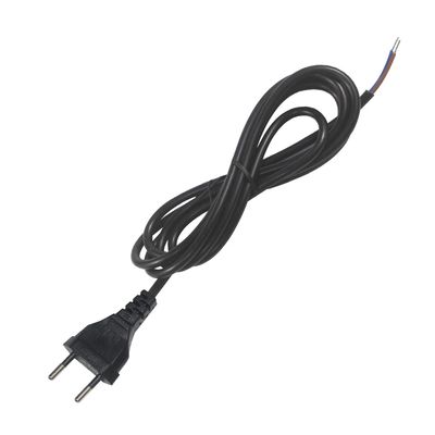 1.8M EU 2Pin Plug Power Cord 250V 10A ПВХ кабель