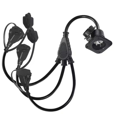 NEMA 5-15P до 2x 5-15R Y Splitter Power Extension Cable- 2 розетки, 125V / 15A, UL Перечислен для использования в помещениях