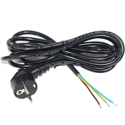 EU Schuko CEE 7/7 к консервированному кабелю питания H05VV-F 3G1.0mm2