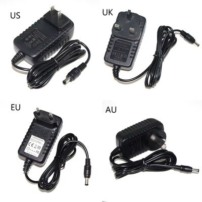 Черный Dc 12V 0.5A 1A 1.5A 2A 2.5A 3A адаптер питания для Cctv IP Камера зарядка Ac к Dc адаптер Dc 5.5Mm Джек