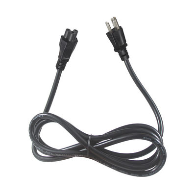 IEC5 Женский конец 3-проходного кабеля переменного тока 14AWG NEMA 5-15P Вставка в розетку IEC 320 C5