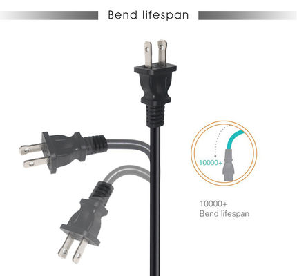 18AWG NEMA 1-15P C7-US 2 конца электрического кабеля на рисунке 8
