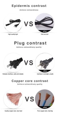 Кабель питания 18AWG NEMA 1-15P - C7 US, 2-контактный