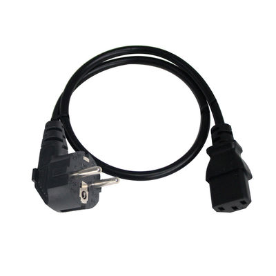 2 штифта переменного тока Европейские кабели питания с разъемом IEC C13