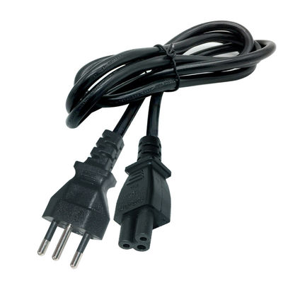 Бразильский трехконтактный шнур питания, разъем IEC C13, 10A 250V