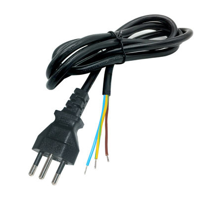 Бразильский трехконтактный шнур питания, разъем IEC C13, 10A 250V