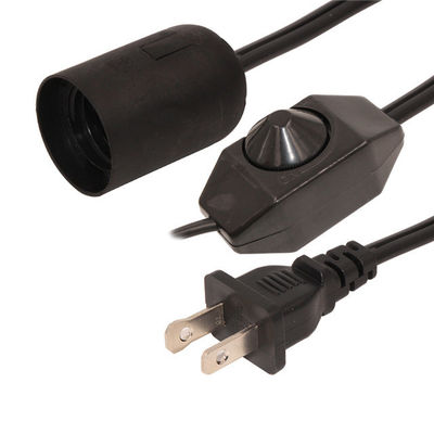 16AWG US Кабель питания 2Пронг Соляная лампа Электропровод с E12 E14 E26 E27