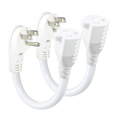 NEMA 5-15P до 5-15R Кабель питания 1FT 2FT для питания ПК