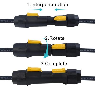 20A PowerCon True1 Мужчина на женщину кабель питания переменного тока 12AWG