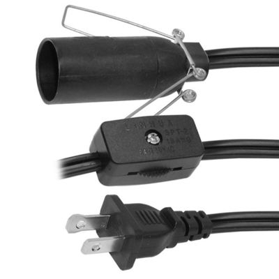 Шнур питания NEMA 1-15P с патроном E27 и диммером