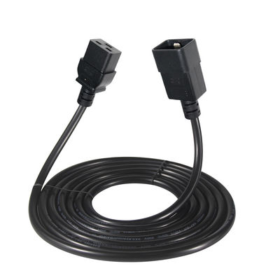 ПВХ куртка 3Pin Plug C19 C20 Электрический кабель питания