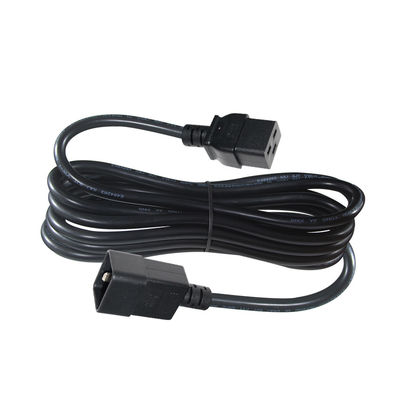 IEC C19 до C20 Кабель питания 1,5 м ПВХ куртка 220 В ЕС