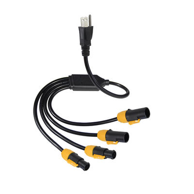 Стандартный 515P Sjow 16Awg True1 соединитель 4 X Nac3fca Powercon Ac Nema