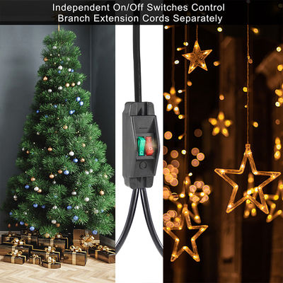 15A/125V Плоский розетка встроенная 1 Главная линия 2 Под Нема 515P 3Pin Y тип разделитель кабеля питания с переключателем
