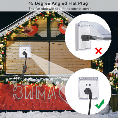 15A/125V Плоский розетка встроенная 1 Главная линия 2 Под Нема 515P 3Pin Y тип разделитель кабеля питания с переключателем