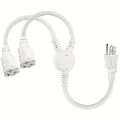 125В 13А Электропровод NEMA5-15P к NEMA 5-15R 1 до 2 Y Разделитель SJT 16AWG 3 провода