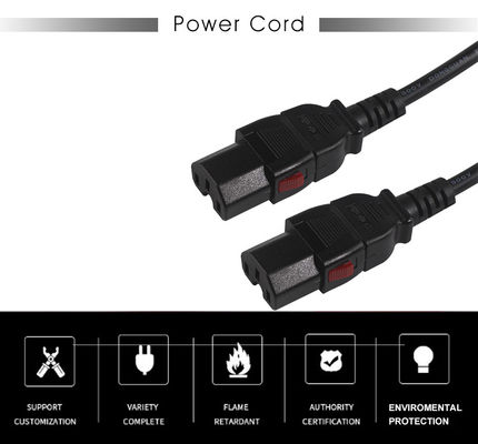 Замыкаем нас подключаем к IEC C15 настольный компьютер кабель питания 16AWG- 18AWG