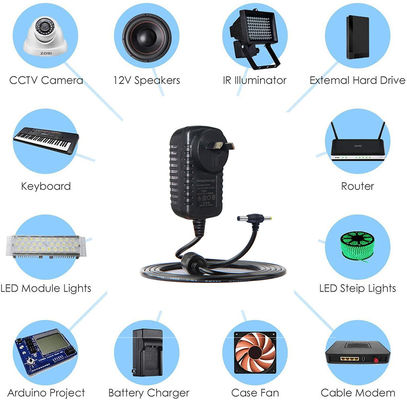 OEM Dual Dc 2.1Mm 2.5Mm 12V источник питания AC адаптер Eu Us Uk Au Plug