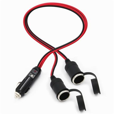 RoHS 24V 2468 18AWG с 2 в 1 автомобильным сигаретным зажигалкой