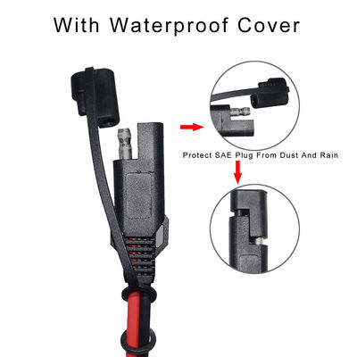 12V 24V SAE 2Pin солнечный кабель быстрого отсоединения разблокировка с PVC курткой