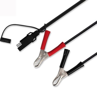 1.5ft 14AWG Батарея Аллигатор Крокодил Клип К SAE 12V Быстрое высвобождение Отключить