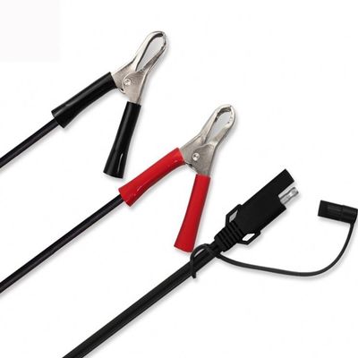 1.5ft 14AWG Батарея Аллигатор Крокодил Клип К SAE 12V Быстрое высвобождение Отключить