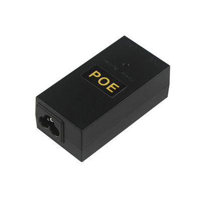 DC соединитель 2 RJ45 порты POE инжектор питания 24V 1a Для IP камеры