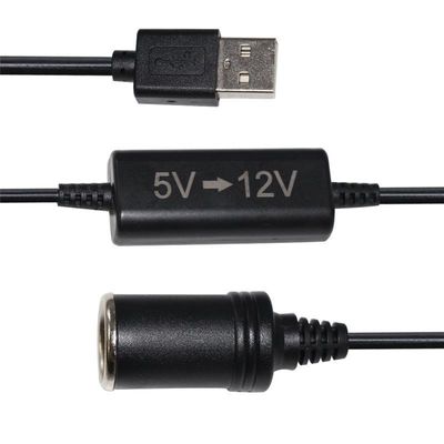 USB к сигаре женский разъем 5v к 12v USB преобразователь OEM / ODM доступен