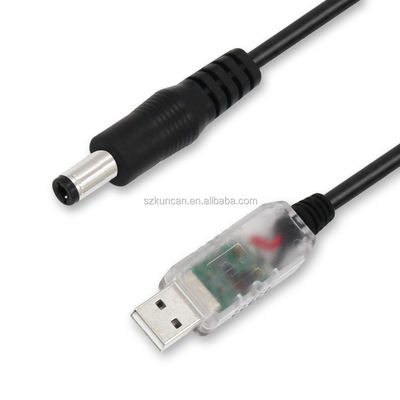 Стандартный черный 5V до 9V 12V кабель 2464 24AWG / 2C для камеры