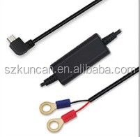 2464 22AWG USB-кабель преобразователя 3,5 м 2,5 мм для транспортного средства GPS 5 В до 12 В