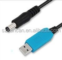 Белый 3A 2.1mm 5 Вт до 9 Вт USB конвертер для кабеля напряжения USB