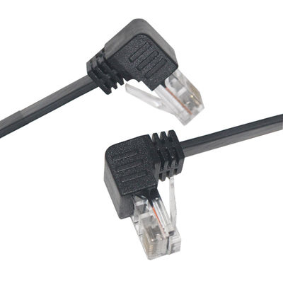 Кабель с прямым углом RJ45 Cat6 1-10 м защищенный ПВХ