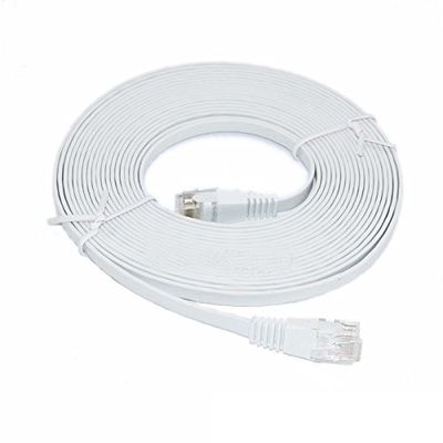 Металлический щит Lszh Ethernet сетевой кабель 1m Cat6 Flat Patch Cord