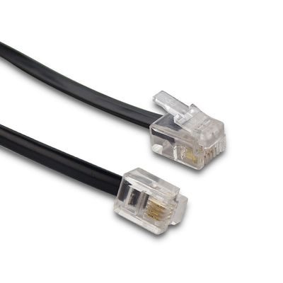 12FT телефонный модем кабель спиральный телефонный кабель 24AWG-28AWG