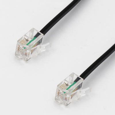 12FT телефонный модем кабель спиральный телефонный кабель 24AWG-28AWG