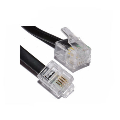16mhz Спиральный телефонный кабель защищенный RJ9 RJ11 RJ12 Свинцовая телефонная линия 6P6P 6P4C 4P4C 4P2C