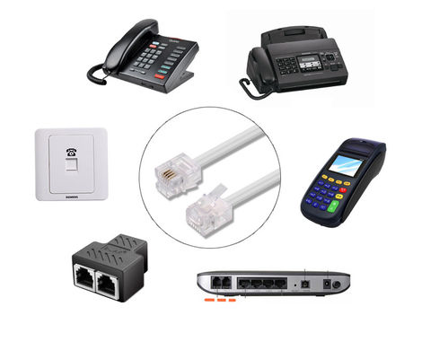 Rj12 6core Ul20251 плоский телефонный кабель с сертификацией США